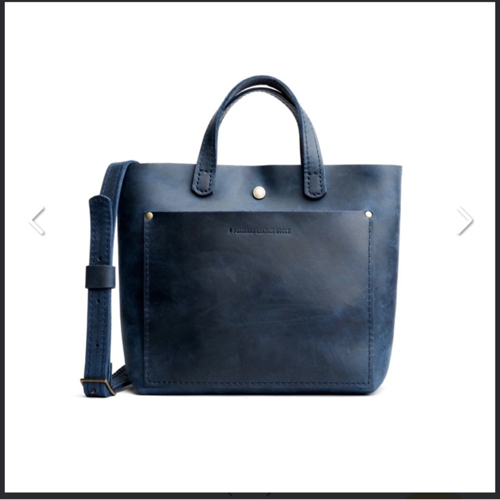 Portland Leather Mini Crossbody Tote